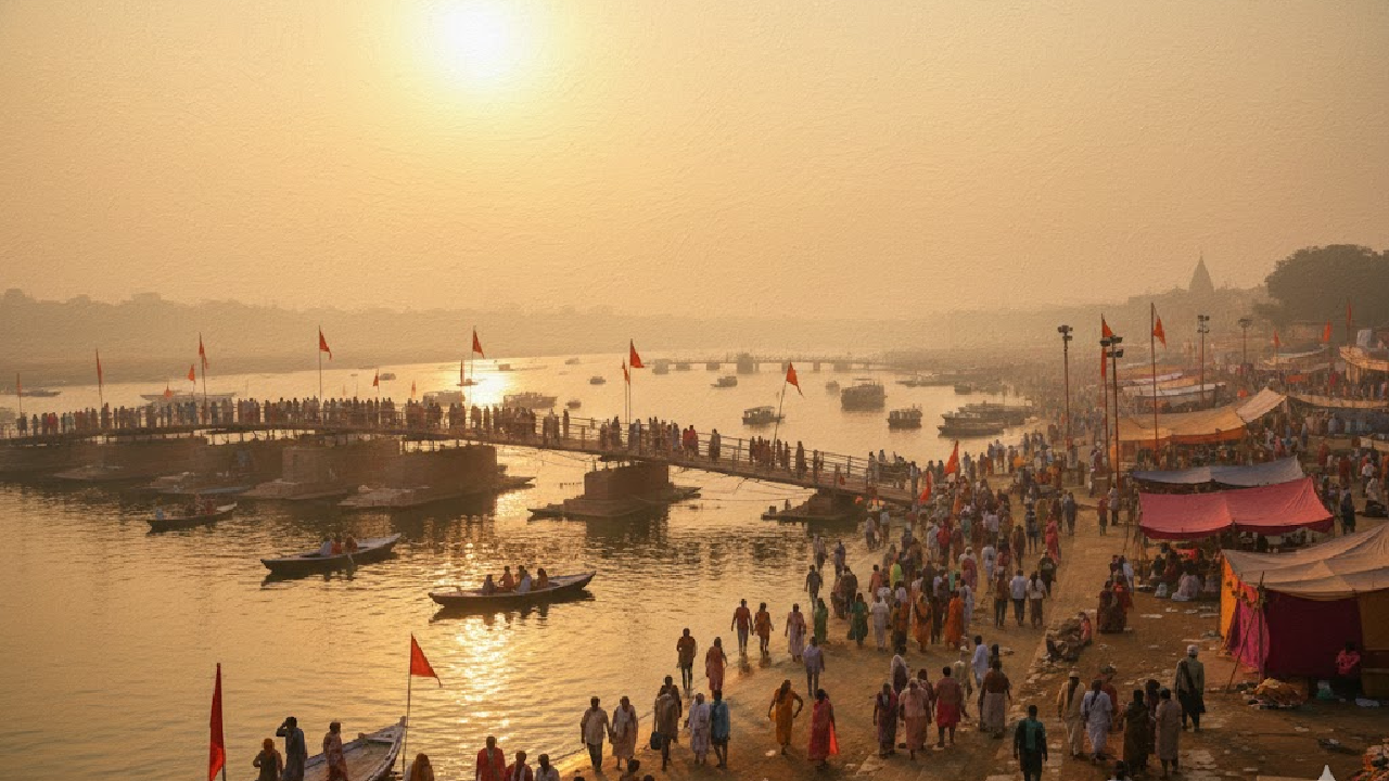 Magh Mela Prayagraj tour package with Vinayak Tour & Travels taxi service